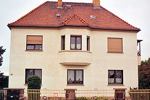 Hausfassade Vorher